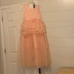 Pink flower dress
